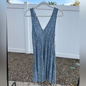 Blue floral Millibon Dress